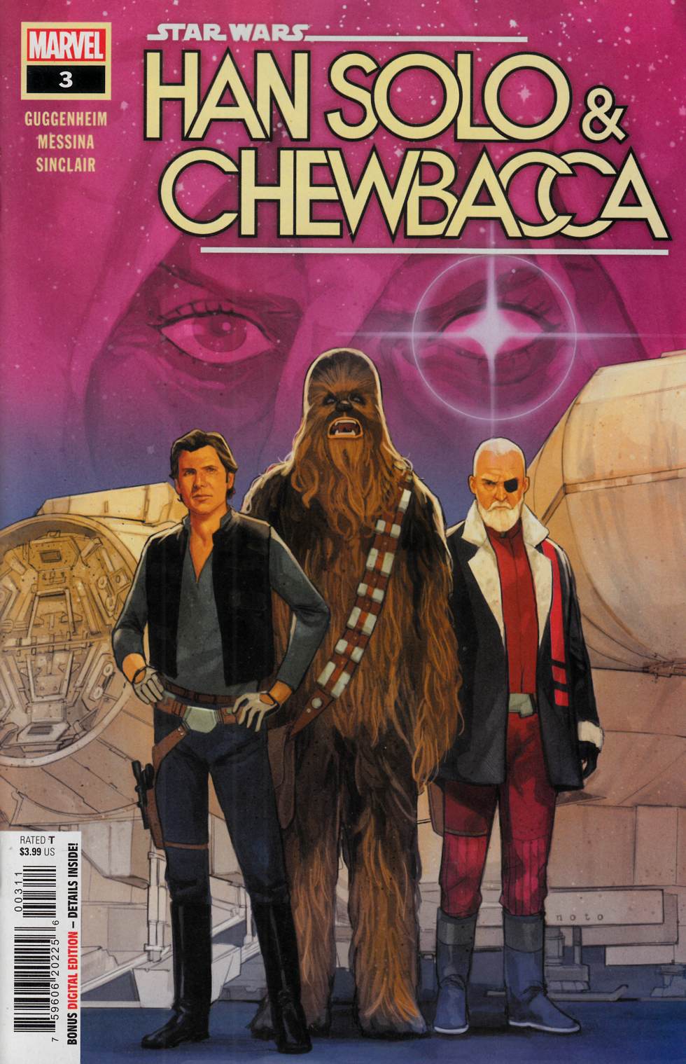 Star Wars Han Solo & Chewbacca #3 Near Mint (9.4) [Marvel Comic] LARGE