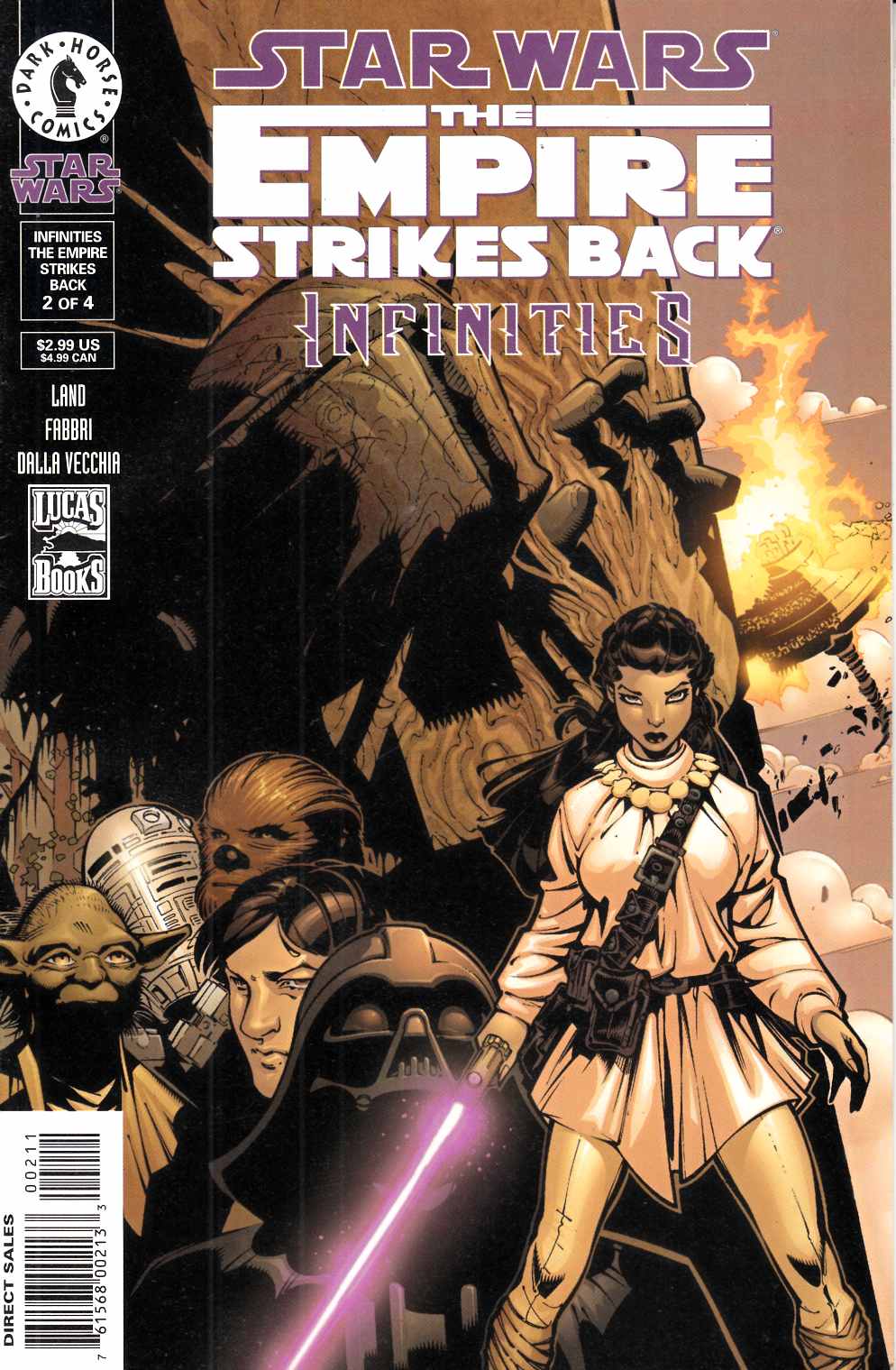 Star Wars Infinities Empire Strikes Back #2 Near Mint (9.4) [Dark Horse Comic] LARGE