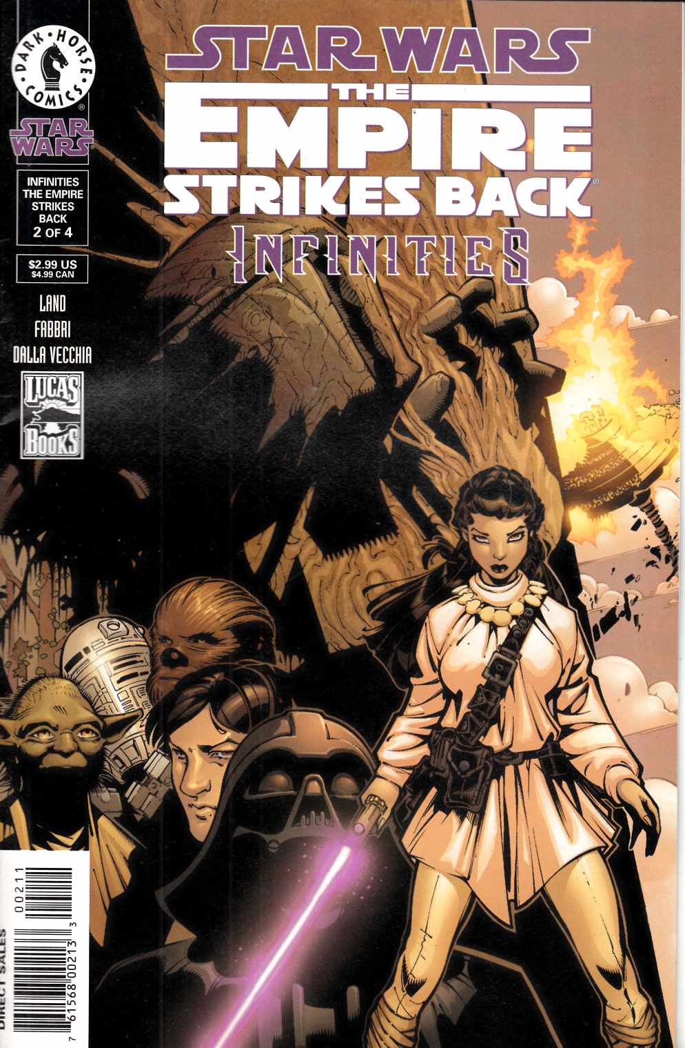 Star Wars Infinities Empire Strikes Back #2 Fine (6.0) [Dark Horse Comic] LARGE