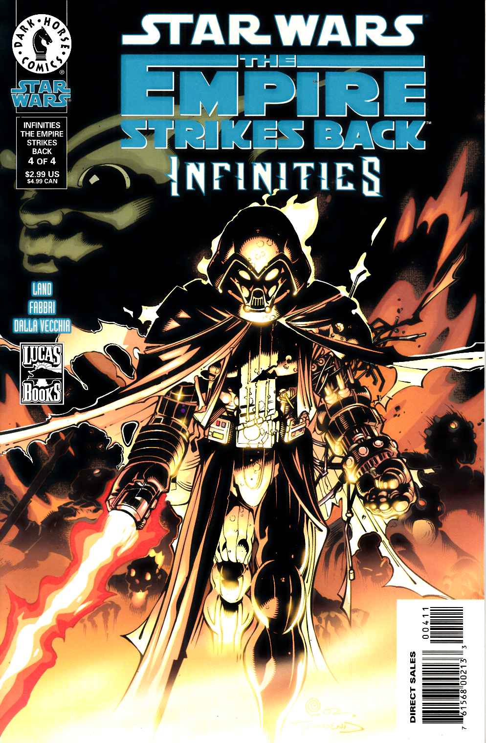 Star Wars Infinities Empire Strikes Back #4 Near Mint (9.4) [Dark Horse Comic] LARGE