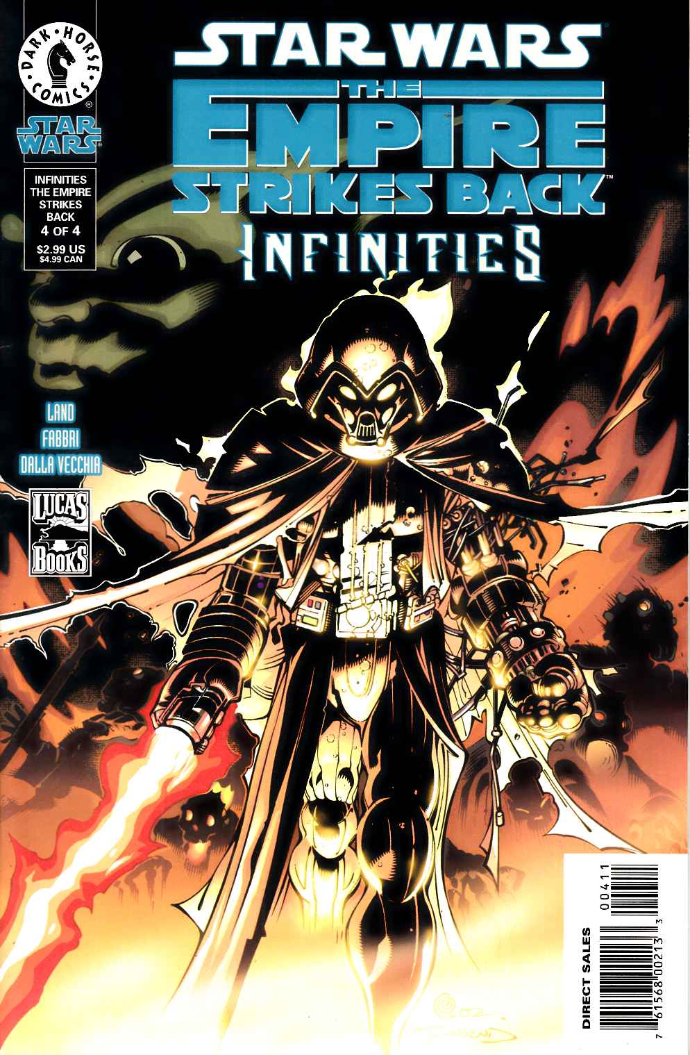 Star Wars Infinities Empire Strikes Back #4 Fine (6.0) [Dark Horse Comic] LARGE
