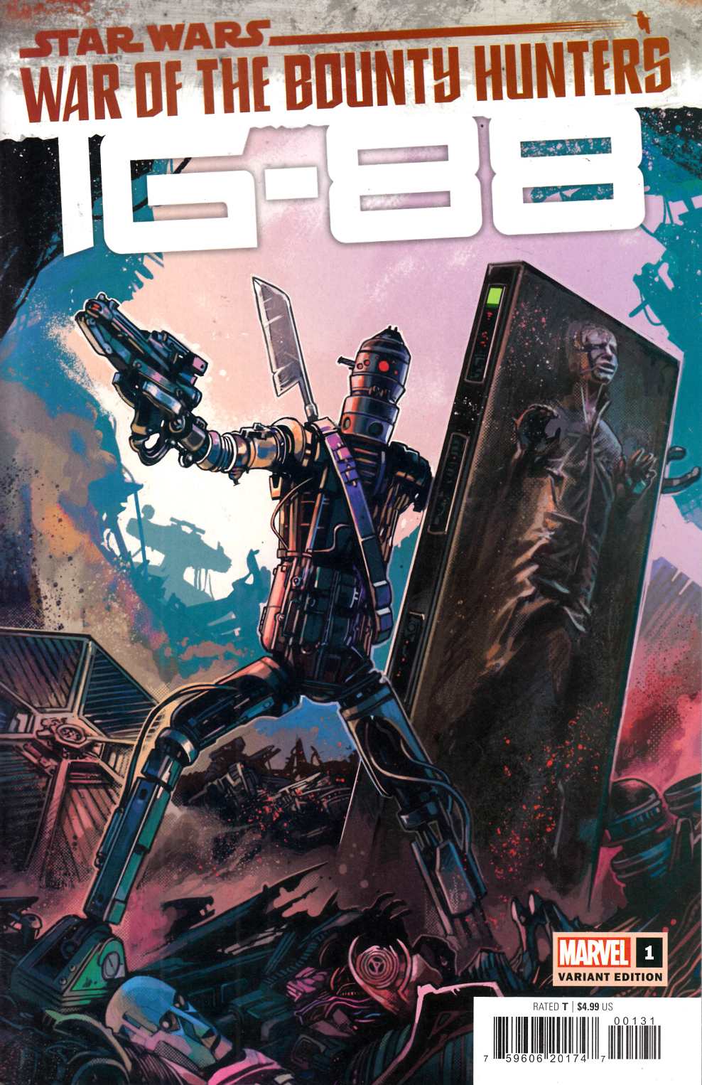 Star Wars War of the Bounty Hunters IG-88 #1 Wijngaard Variant Near Mint (9.4) [Marvel Comic] LARGE