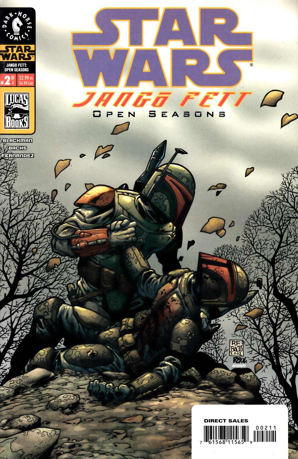 Star Wars Jango Fett Open Seasons #2 Near Mint (9.4) [Dark Horse Comic] LARGE