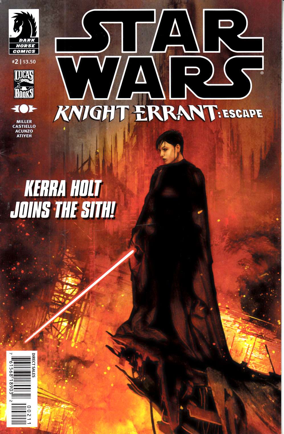 Star Wars Knight Errant Escape #2 Very Fine Minus (7.5) [Dark Horse Comic] LARGE