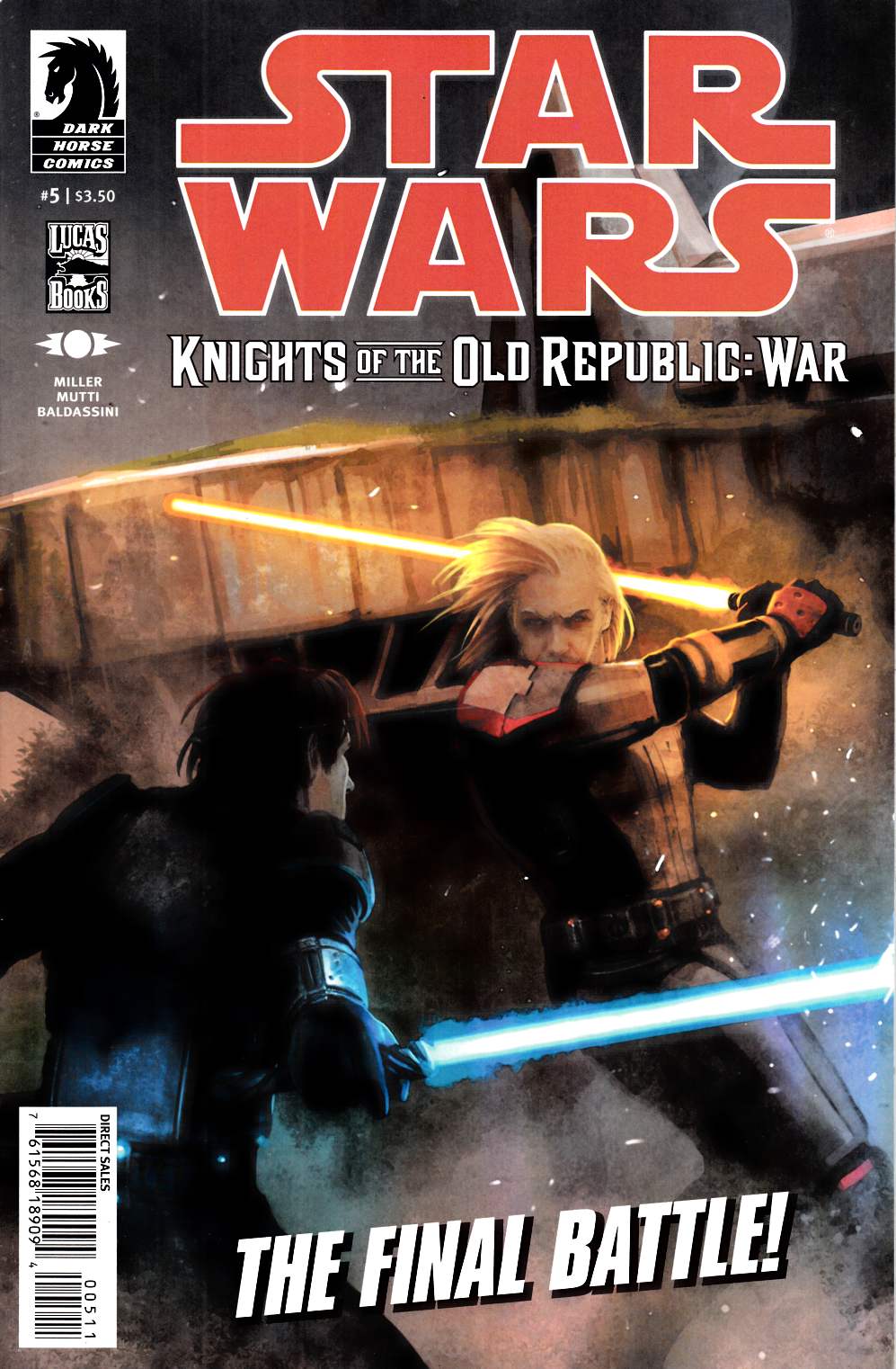 Star Wars Knights of the Old Republic War #5 Very Fine (8.0) [Dark Horse Comic] LARGE
