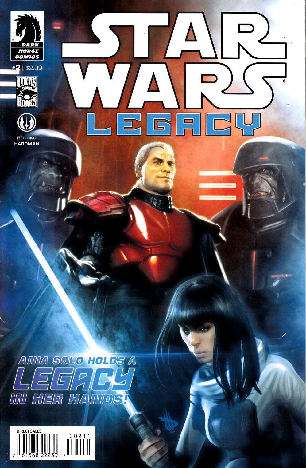 Star Wars Legacy II #2 Very Fine (8.0) [Dark Horse Comic] LARGE