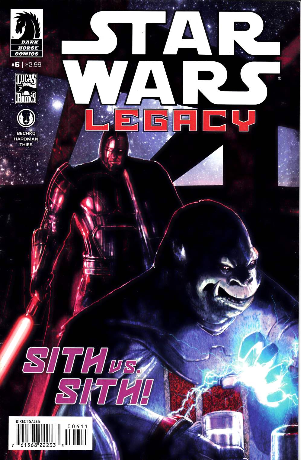Star Wars Legacy II #6 Very Fine Minus (7.5) [Dark Horse Comic] THUMBNAIL