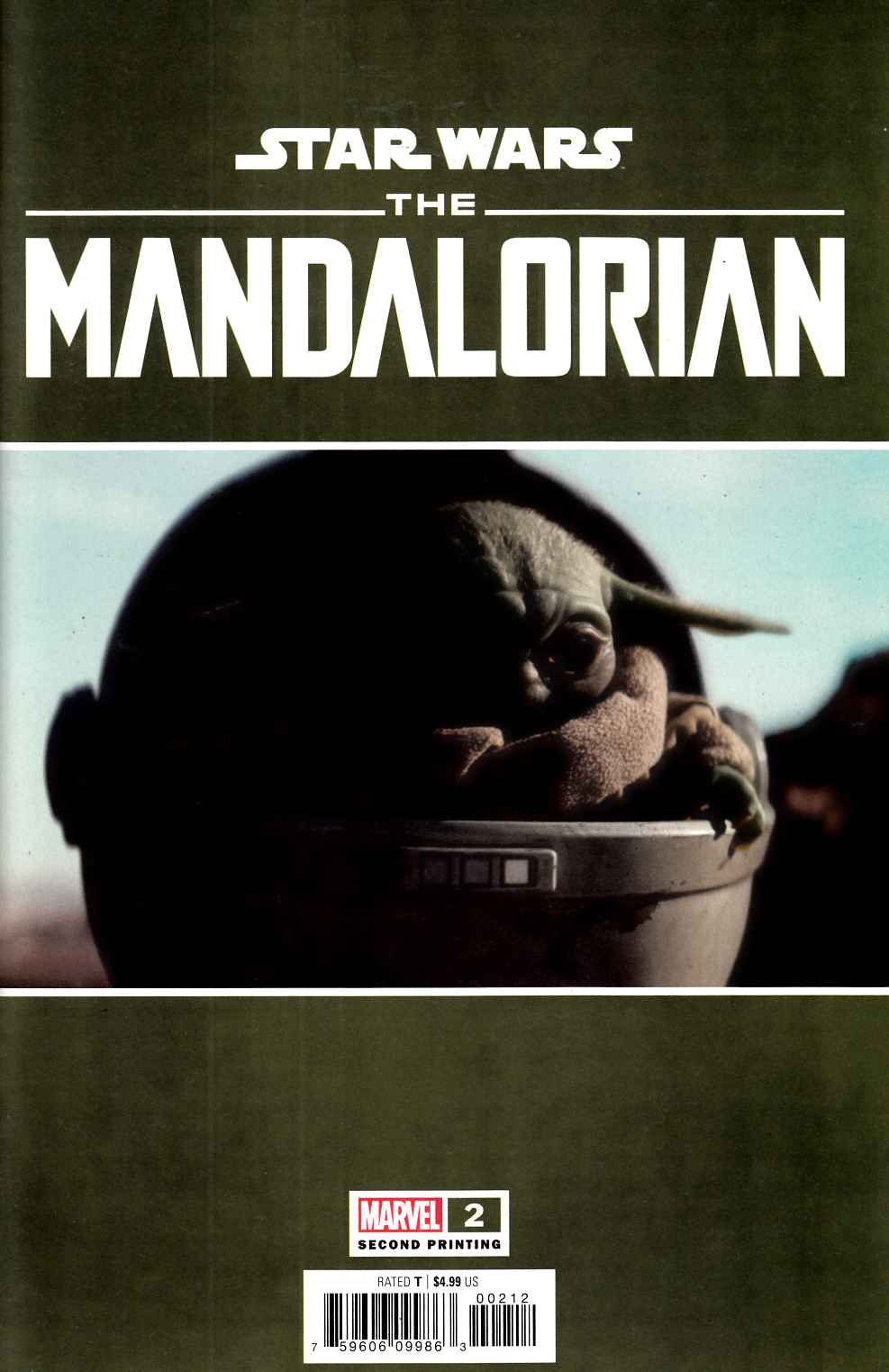 Star Wars the Mandalorian #2 Second Printing Near Mint (9.4) [Marvel Comic] LARGE