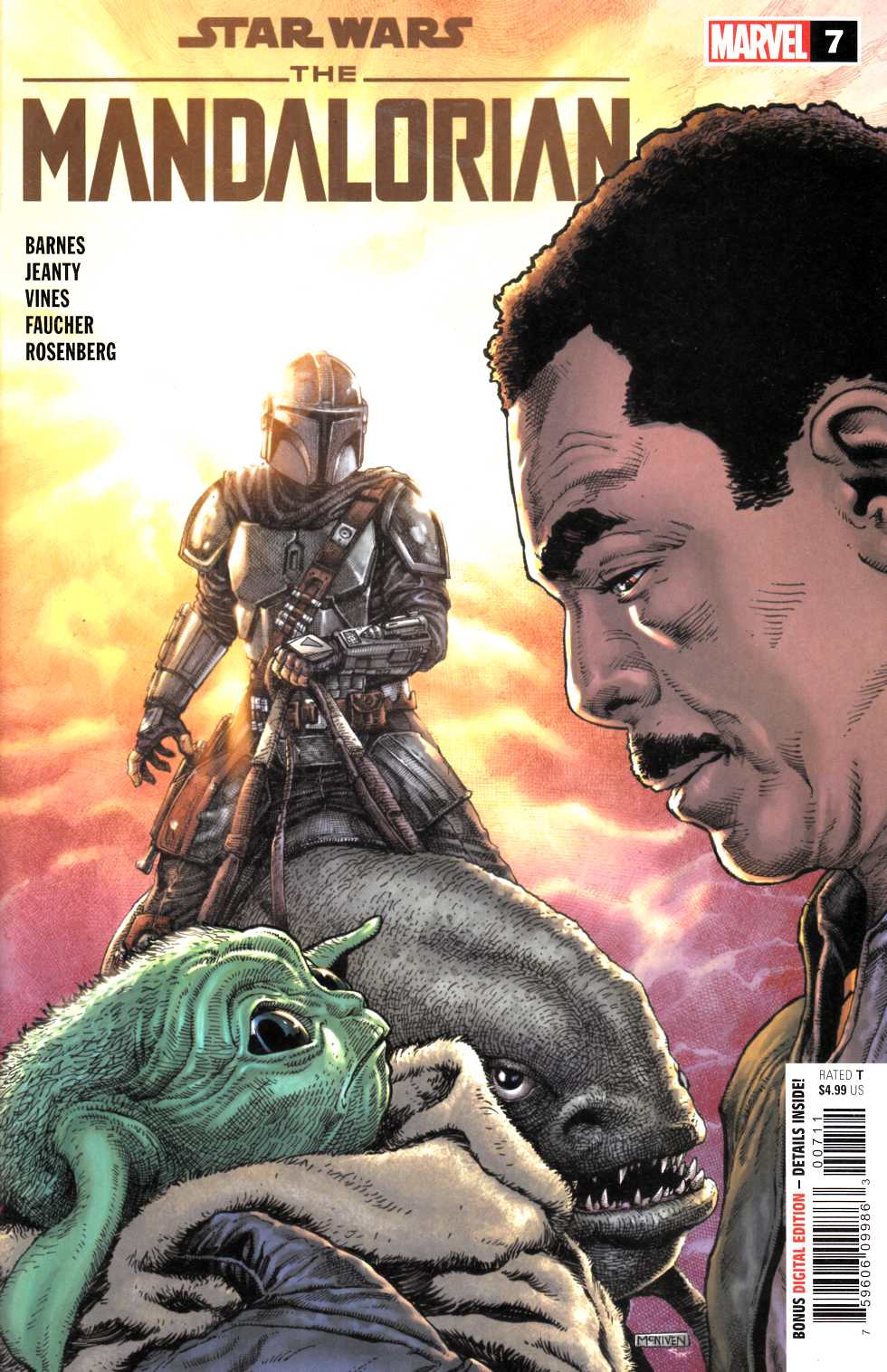 Star Wars the Mandalorian #7 Near Mint (9.4) [Marvel Comic] LARGE
