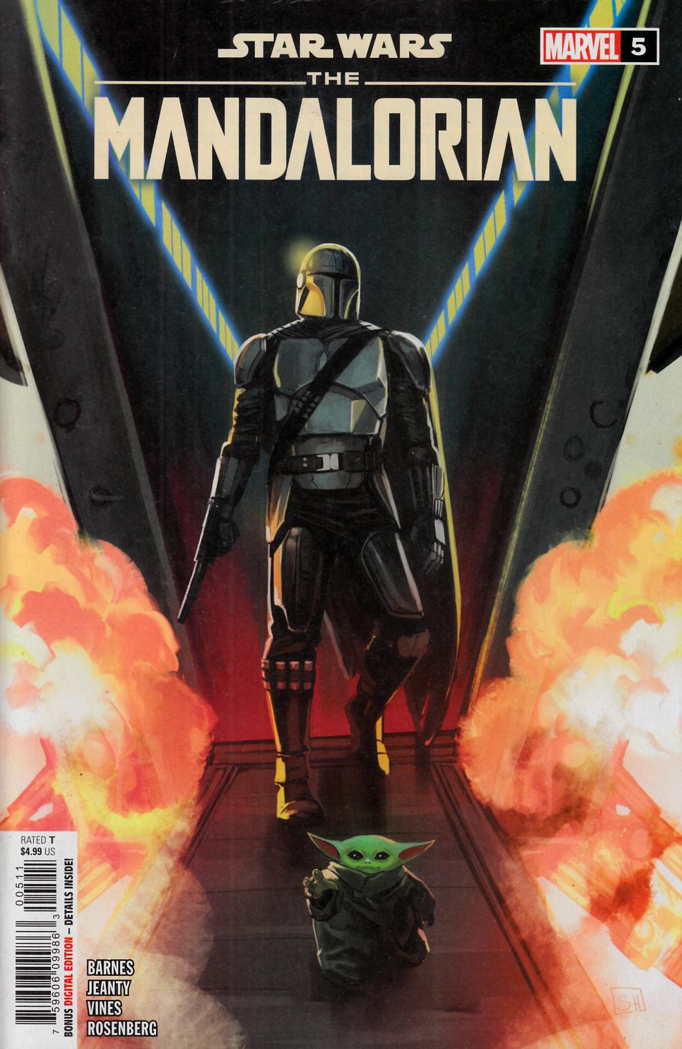 Star Wars the Mandalorian #5 Near Mint (9.4) [Marvel Comic] LARGE