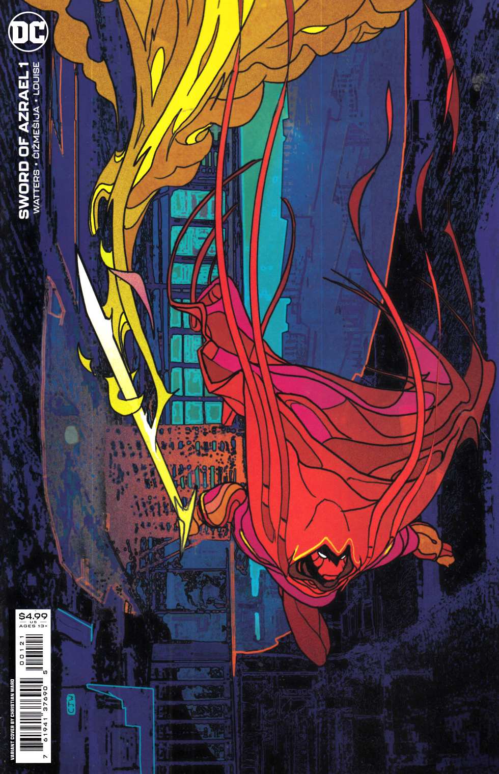 Sword of Azrael #1 Ward Variant Cover Near Mint (9.4) [DC Comic] THUMBNAIL