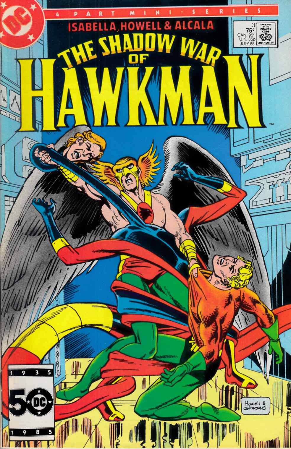 Shadow War of Hawkman #3 Very Fine (8.0) [DC Comic] THUMBNAIL