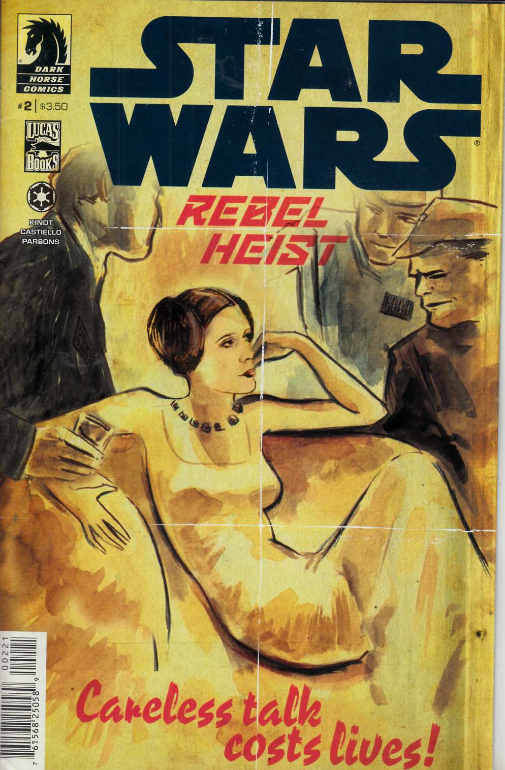 Star Wars Rebel Heist #2 Kindt Variant Cover Very Fine (8.0) [Dark Horse Comic] LARGE