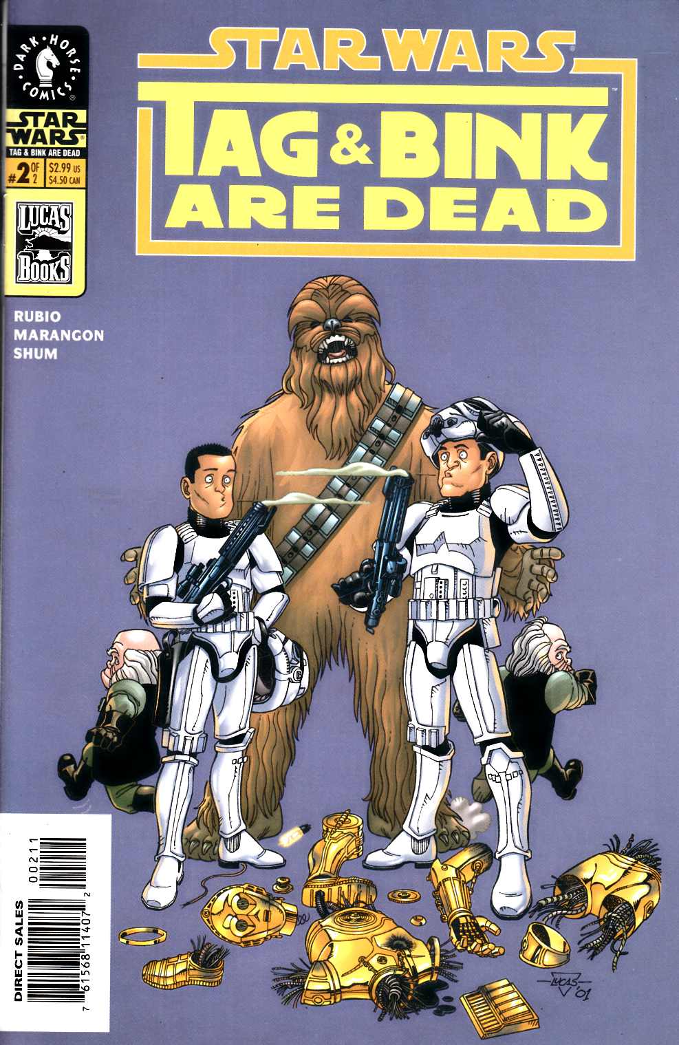Star Wars Tag and Bink are Dead #2 Near Mint (9.4) [Dark Horse Comic] LARGE