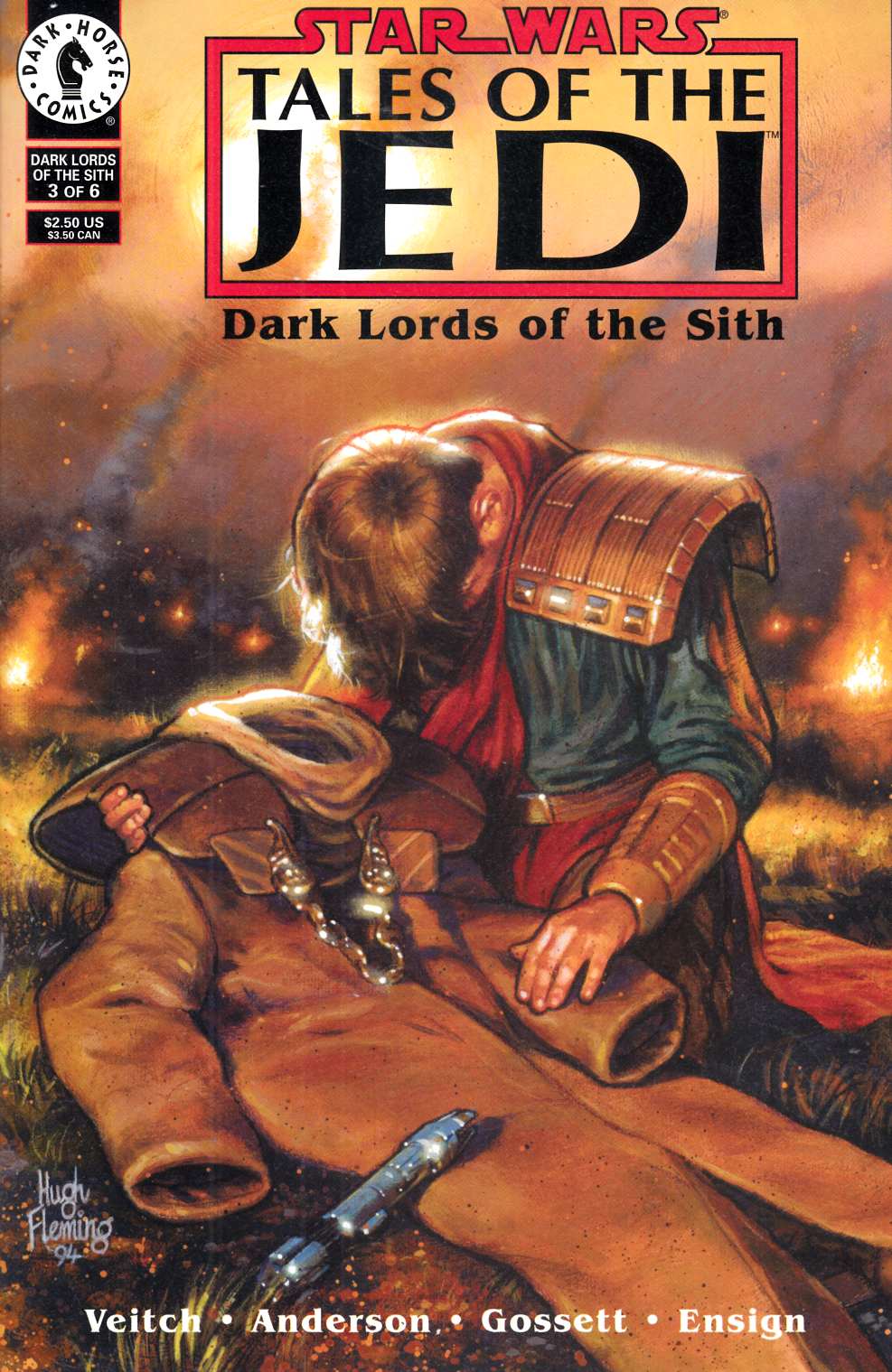 Star Wars Tales of the Jedi Dark Lords of the Sith #3 Near Mint (9.4) [Dark Horse Comic] THUMBNAIL