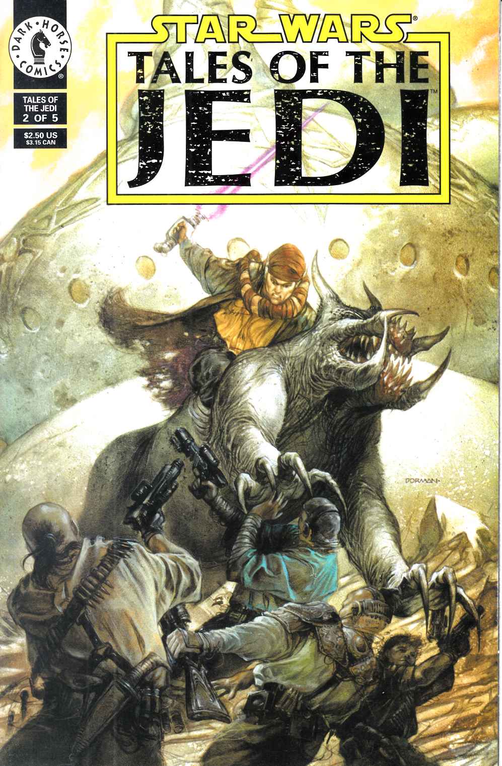 Star Wars Tales of the Jedi #2 Near Mint (9.4) [Dark Horse Comic] THUMBNAIL