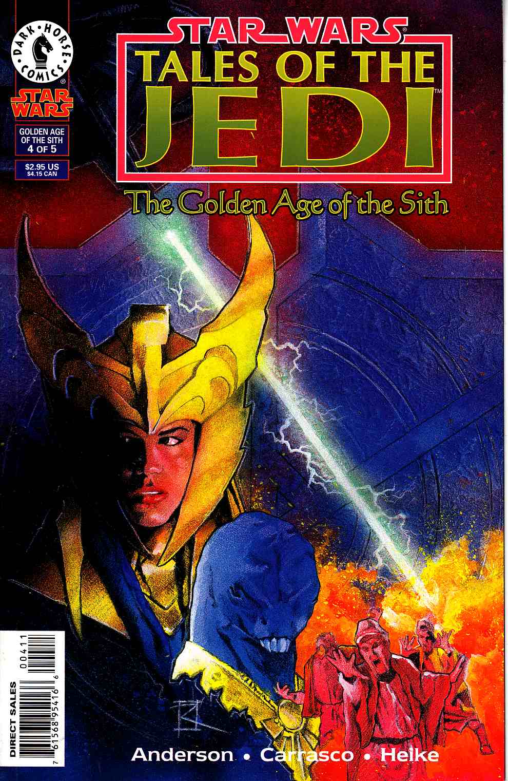 Star Wars Tales of the Jedi Golden Age of the Sith #4 Fine (6.0) [Dark Horse Comic] THUMBNAIL