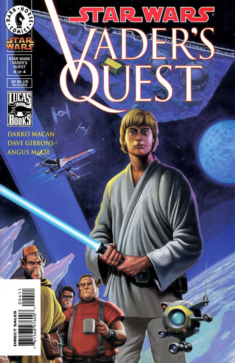 Star Wars Vader's Quest #4 Near Mint (9.4) [Dark Horse Comic] THUMBNAIL