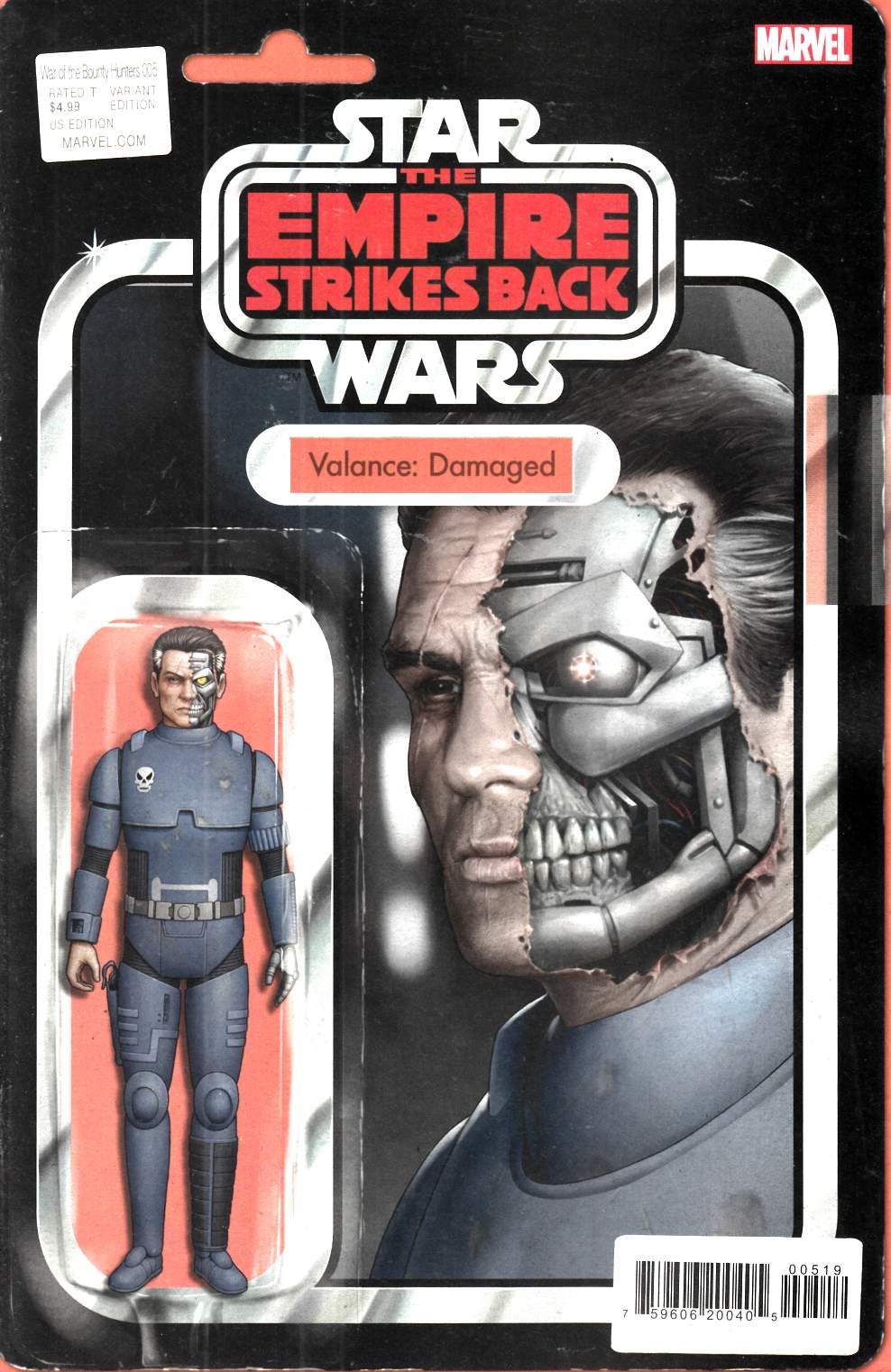 Star Wars War of the Bounty Hunters #5 Action Figure Variant Cover Near  Mint (9.4) [Marvel Comic]