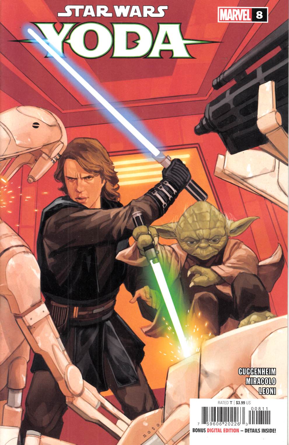 Star Wars Yoda #8 Near Mint (9.4) [Marvel Comic] LARGE