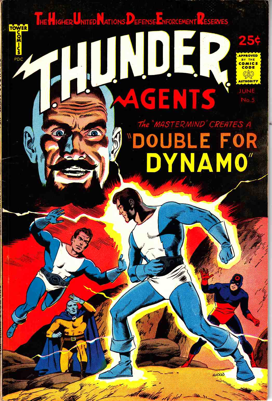 Thunder Agents #5 Fine (6.0) [Tower Comic] LARGE