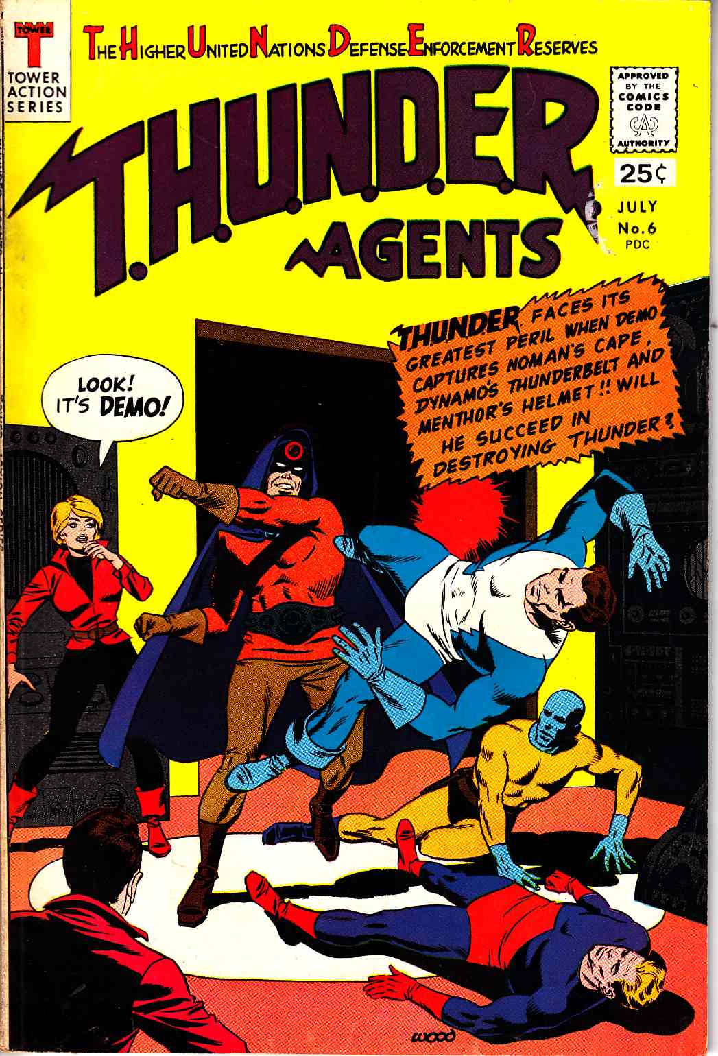 Thunder Agents #6 Very Good Plus (4.5) [Tower Comic] LARGE