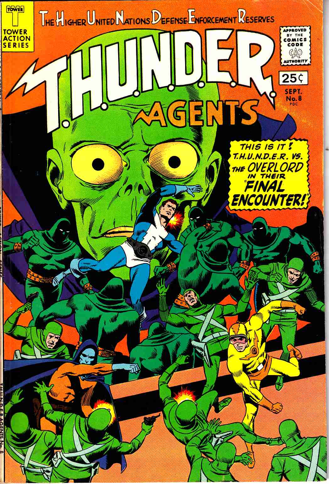 Thunder Agents #8 Fine (6.0) [Tower Comic] LARGE