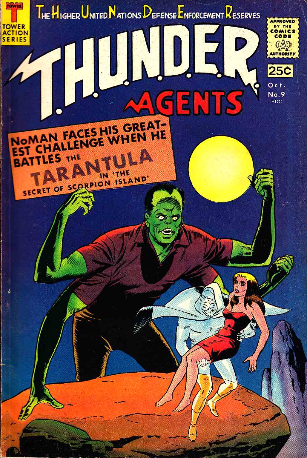 Thunder Agents #9 Very Good Plus (4.5) [Tower Comic] LARGE