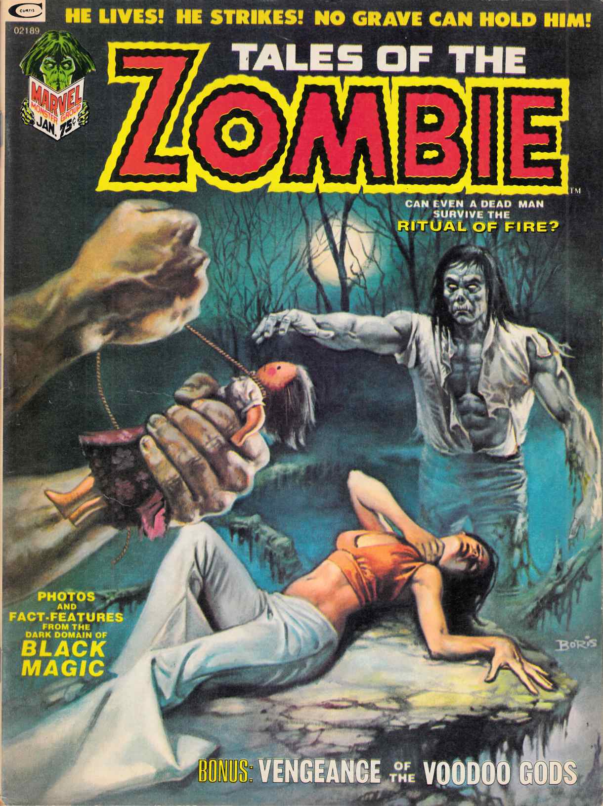 Tales of the Zombie Magazine #3 Very Fine Minus (7.5) [Marvel Comic] THUMBNAIL