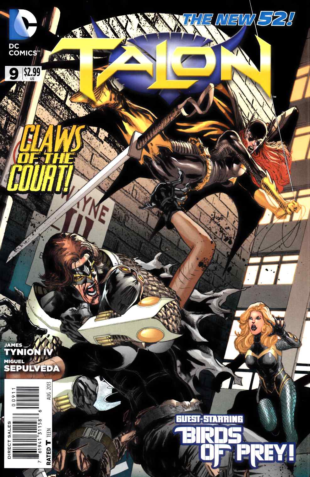 Talon #9 Very Fine (8.0) [DC Comic] LARGE