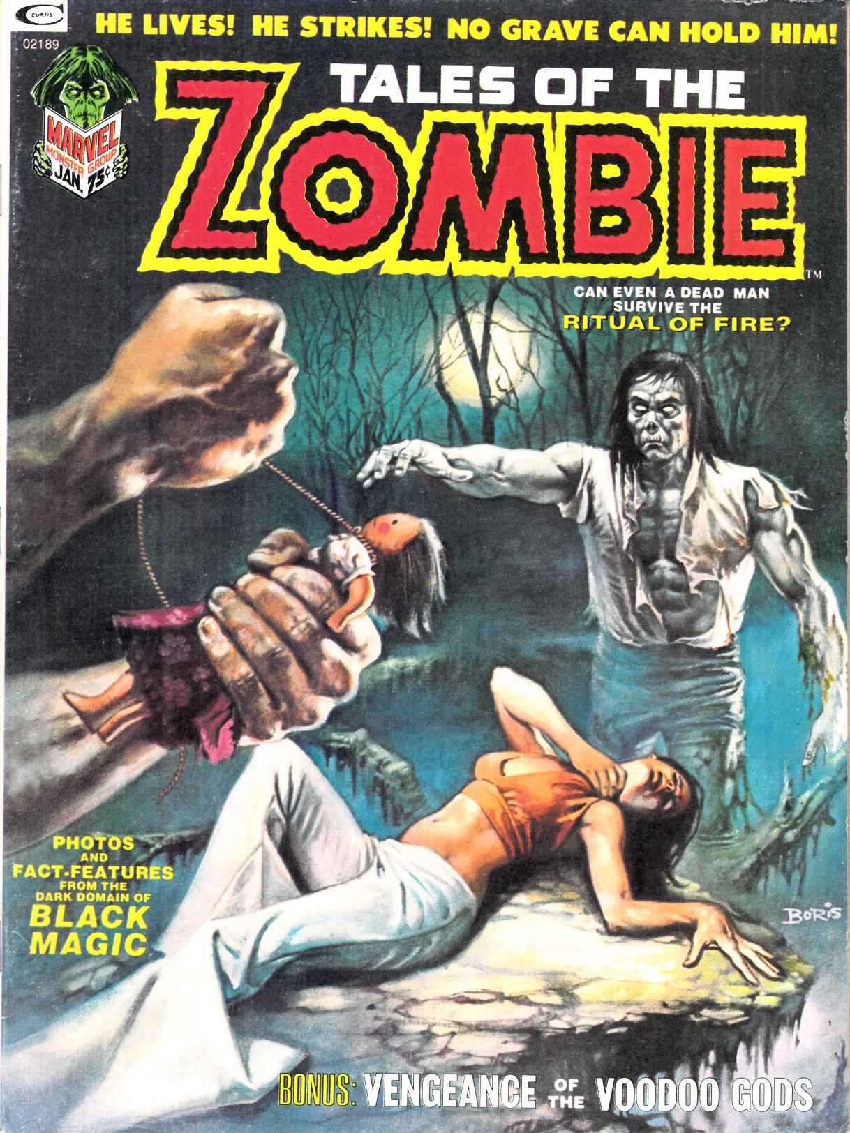 Tales of the Zombie Magazine #3 Fine/Very Fine (7.0) [Marvel Comic] THUMBNAIL