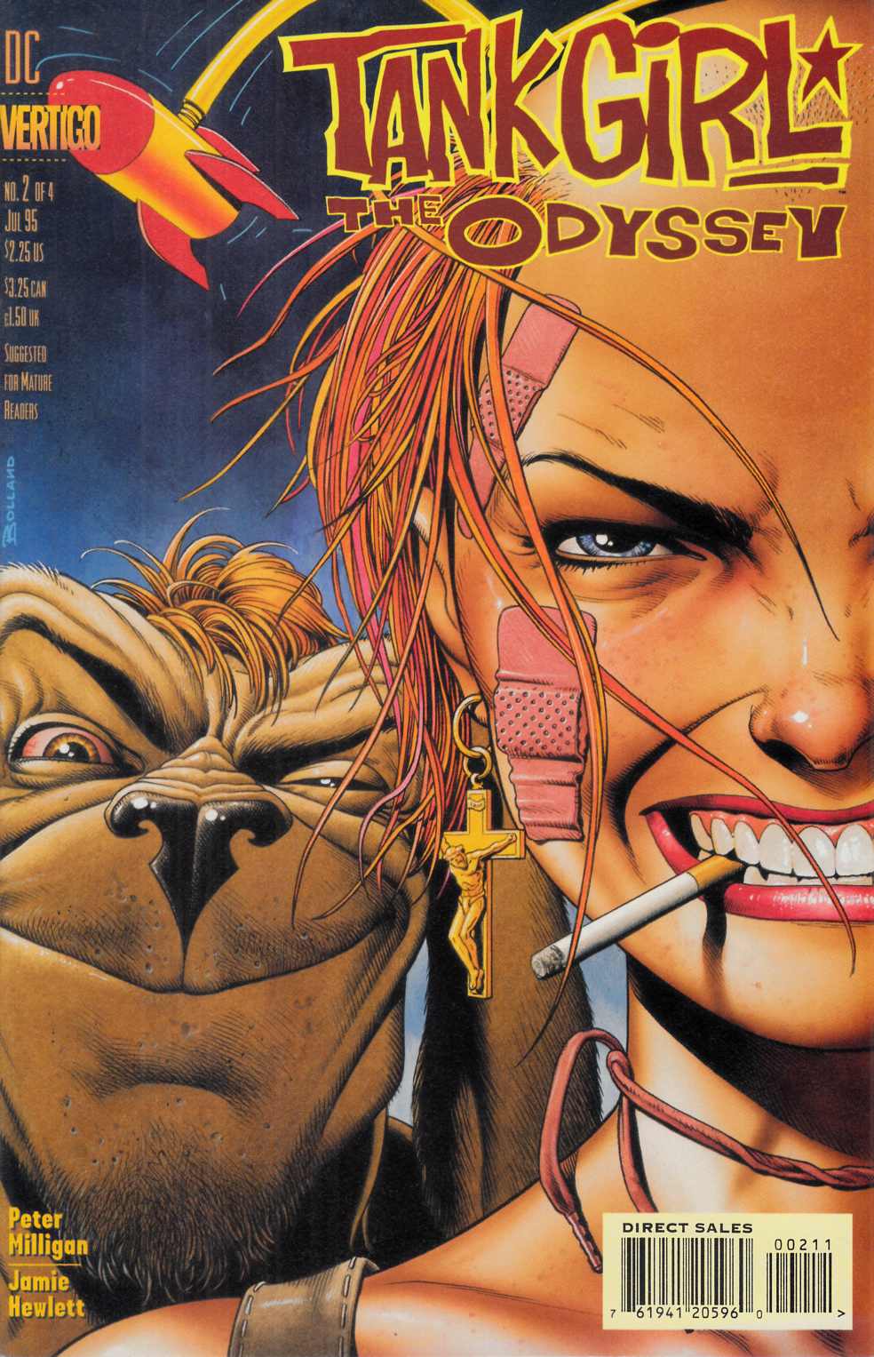 Tank Girl Odyssey #2 Very Fine (8.0) [DC Comic] LARGE