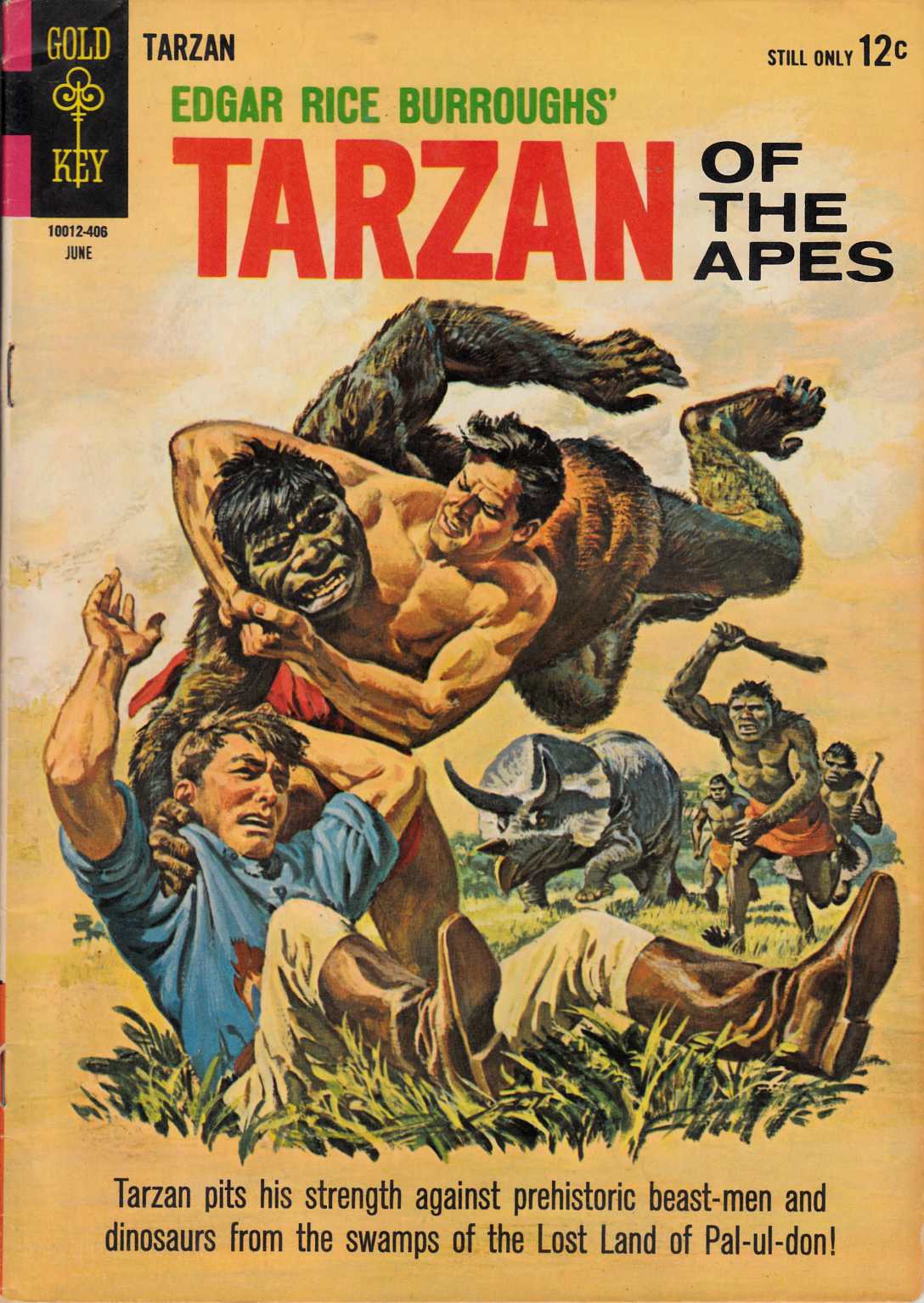 Tarzan #142 Fine Plus (6.5) [Gold Key Comic] LARGE
