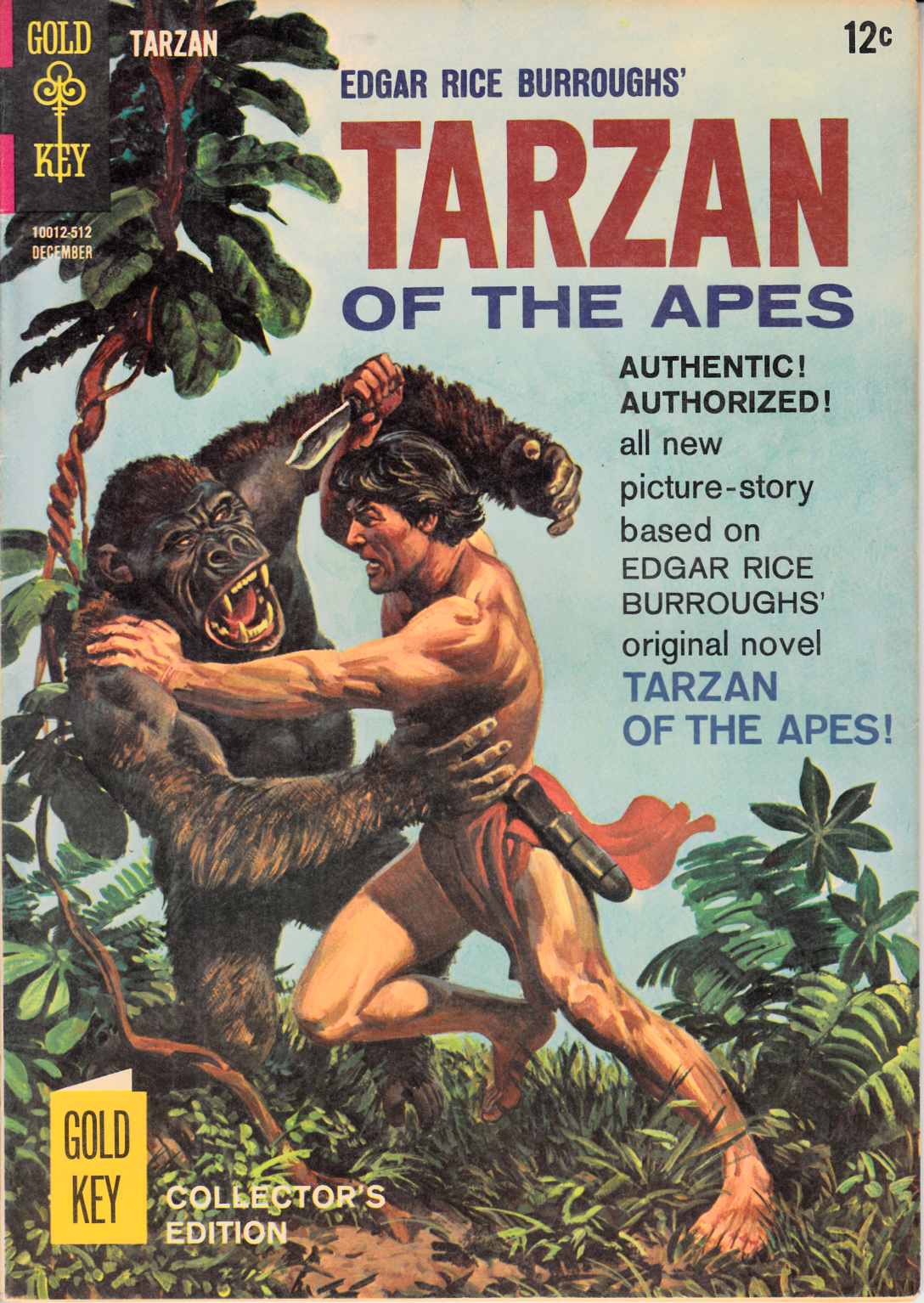 Tarzan #155 Fine Plus (6.5) [Gold Key Comic] THUMBNAIL