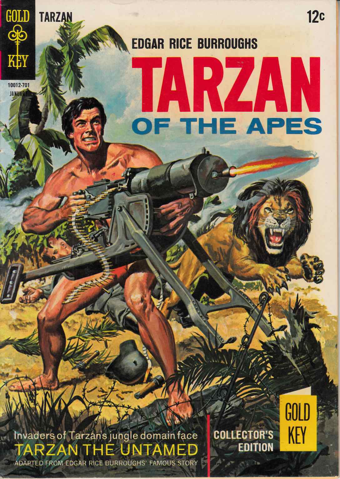 Tarzan #163 Fine Plus (6.5) [Gold Key Comic] THUMBNAIL