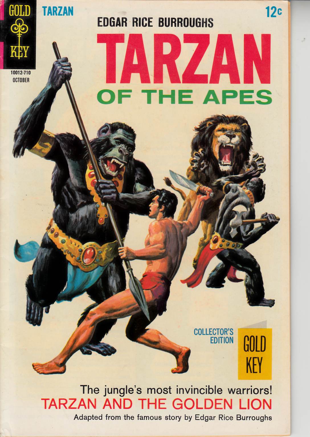 Tarzan #172 Fine (6.0) [Gold Key Comic] THUMBNAIL
