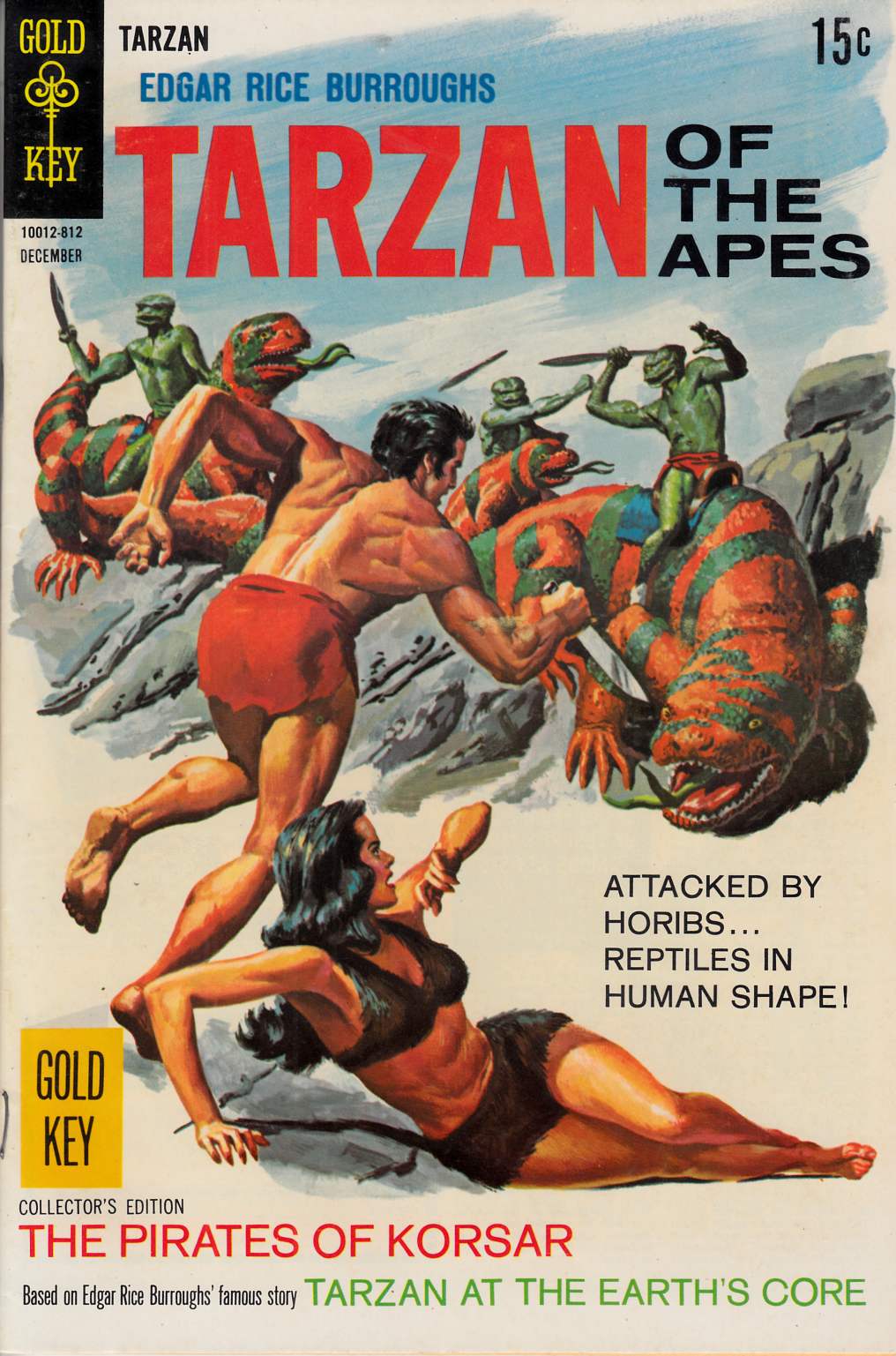 Tarzan #181 Fine/Very Fine (7.0) [Gold Key Comic] LARGE