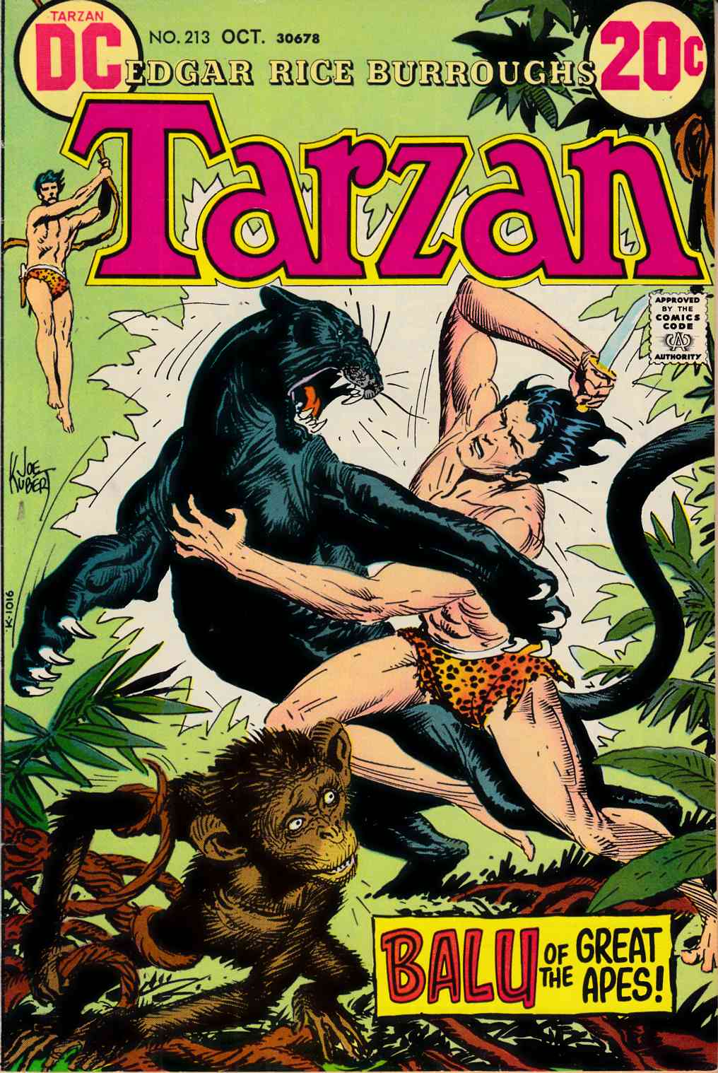 Tarzan #213 Very Fine (8.0) [DC Comic] THUMBNAIL