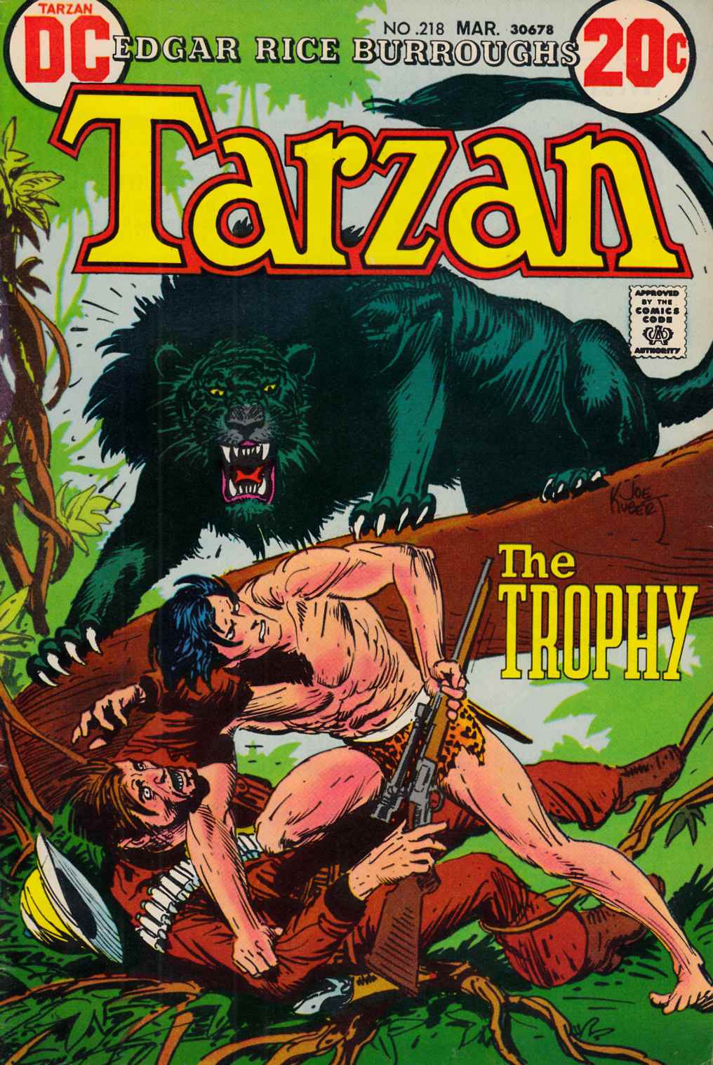 Tarzan #215 Very Fine (8.0) [DC Comic] LARGE