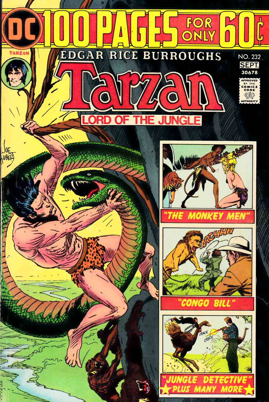 Tarzan #232 Very Fine Minus (7.5) [DC Comic] THUMBNAIL