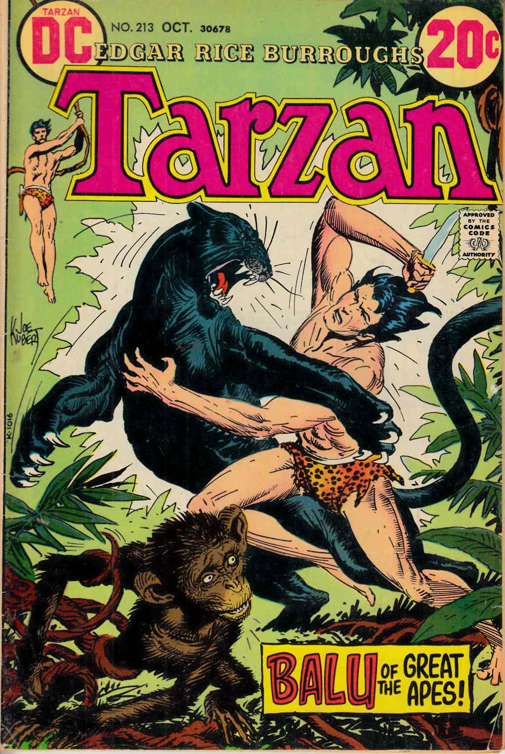 Tarzan #213 Fine (6.0) [DC Comic] LARGE