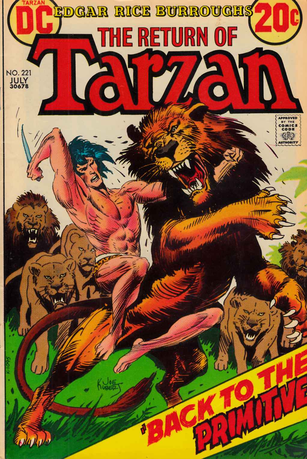 Tarzan #221 Fine (6.0) [DC Comic] THUMBNAIL