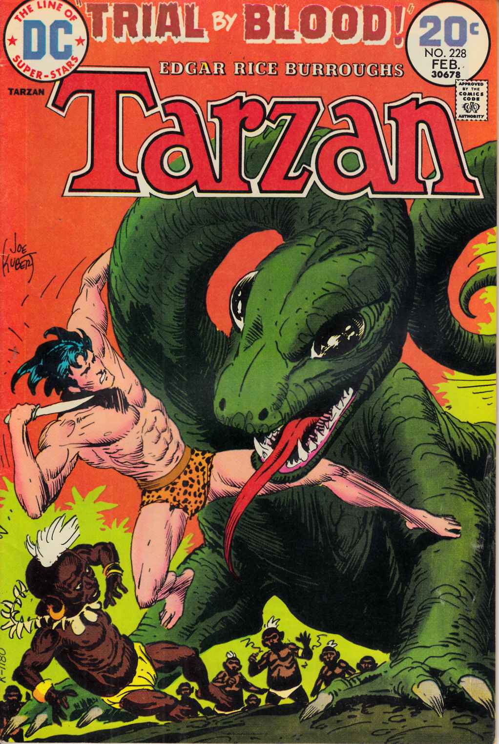 Tarzan #228 Very Fine (8.0) [DC Comic] LARGE