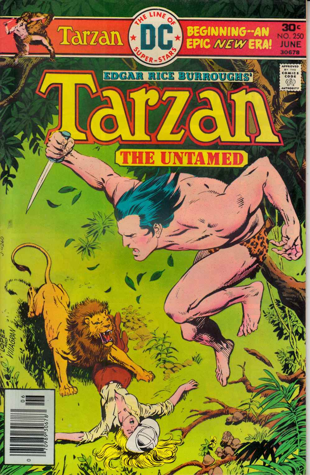 Tarzan #250 Very Fine (8.0) [DC Comic] THUMBNAIL