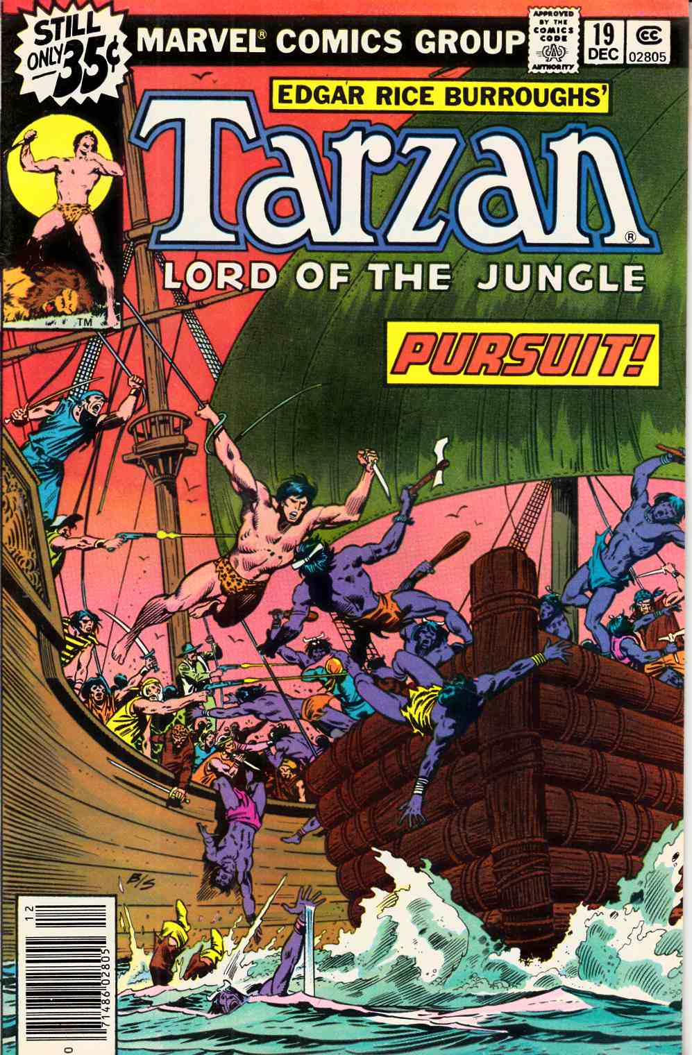 Tarzan #19 Very Fine (8.0) [Marvel Comic] THUMBNAIL