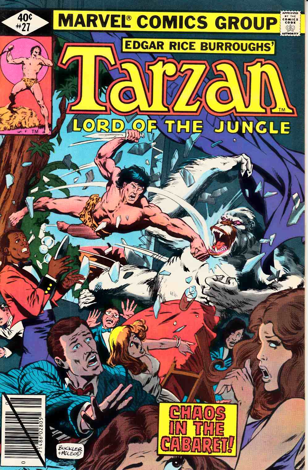 Tarzan #27 Very Fine (8.0) [Marvel Comic] THUMBNAIL