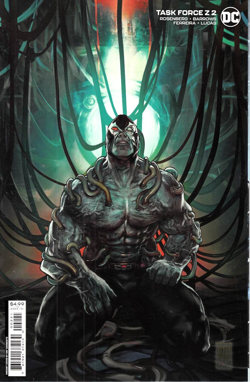 Task Force Z #2 Sarmento Variant Cover Near Mint (9.4) [DC Comic] LARGE