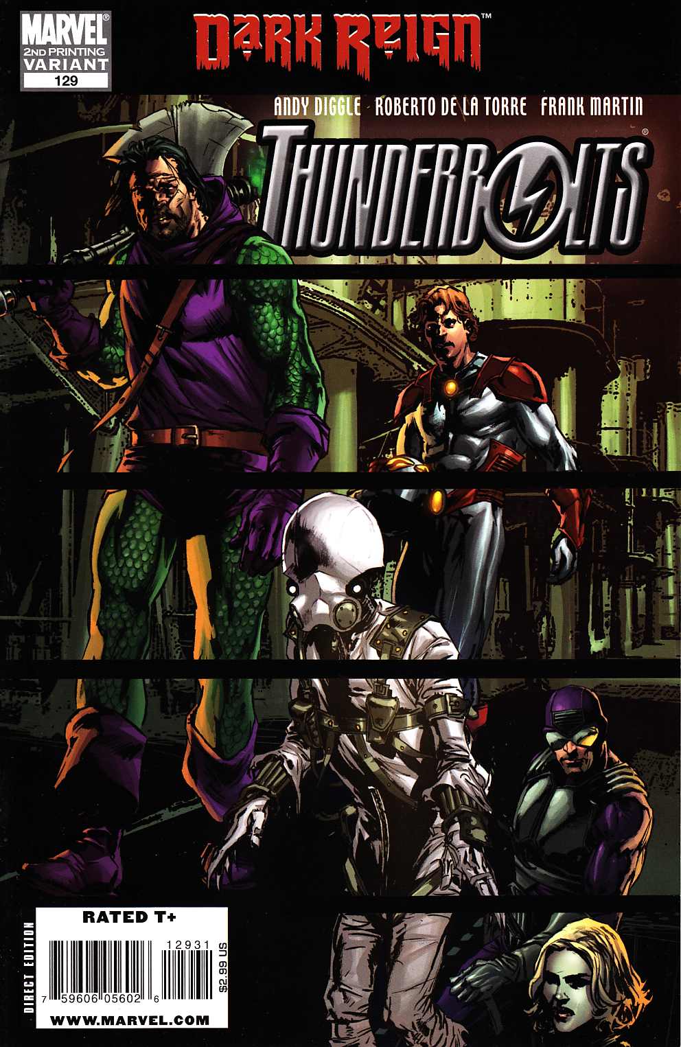 Thunderbolts #129 Second Printing Fine (6.0) [Marvel Comic]