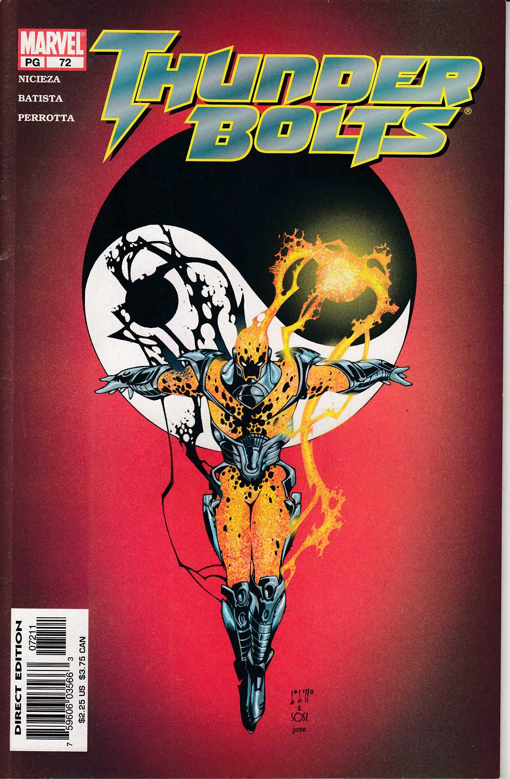 Thunderbolts #72 Very Fine (8.0) [Marvel Comic] THUMBNAIL