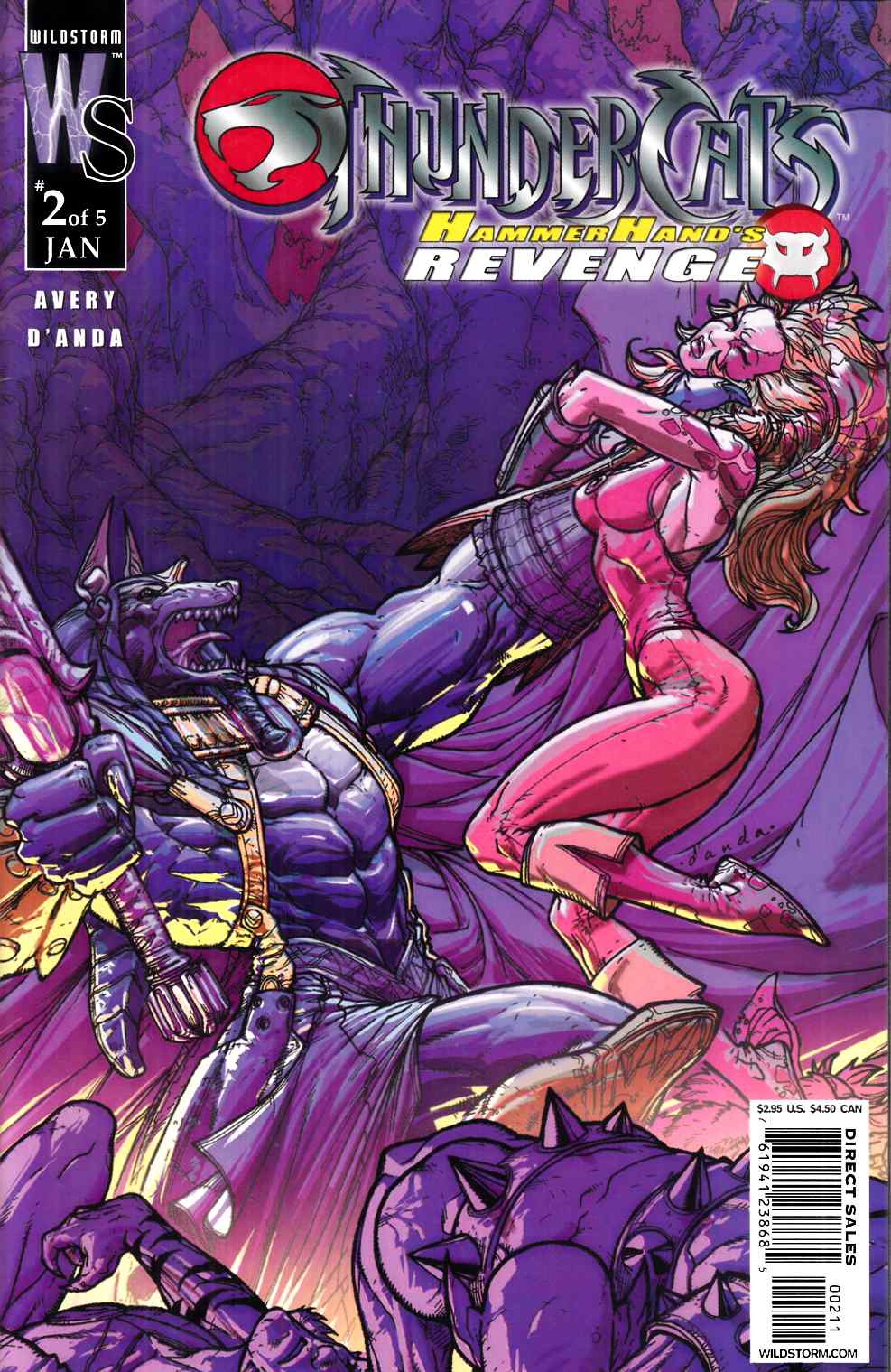 Thundercats Hammerhand's Revenge #2 Cover A Very Fine (8.0) [DC Comic] LARGE